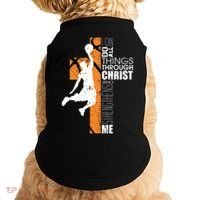 Christian Basketball Religious Bible Verse Philippians 4:13 Doggie Tank thumb 0