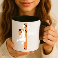 Christian Basketball Religious Bible Verse Philippians 4:13 Coffee Mug thumb 3