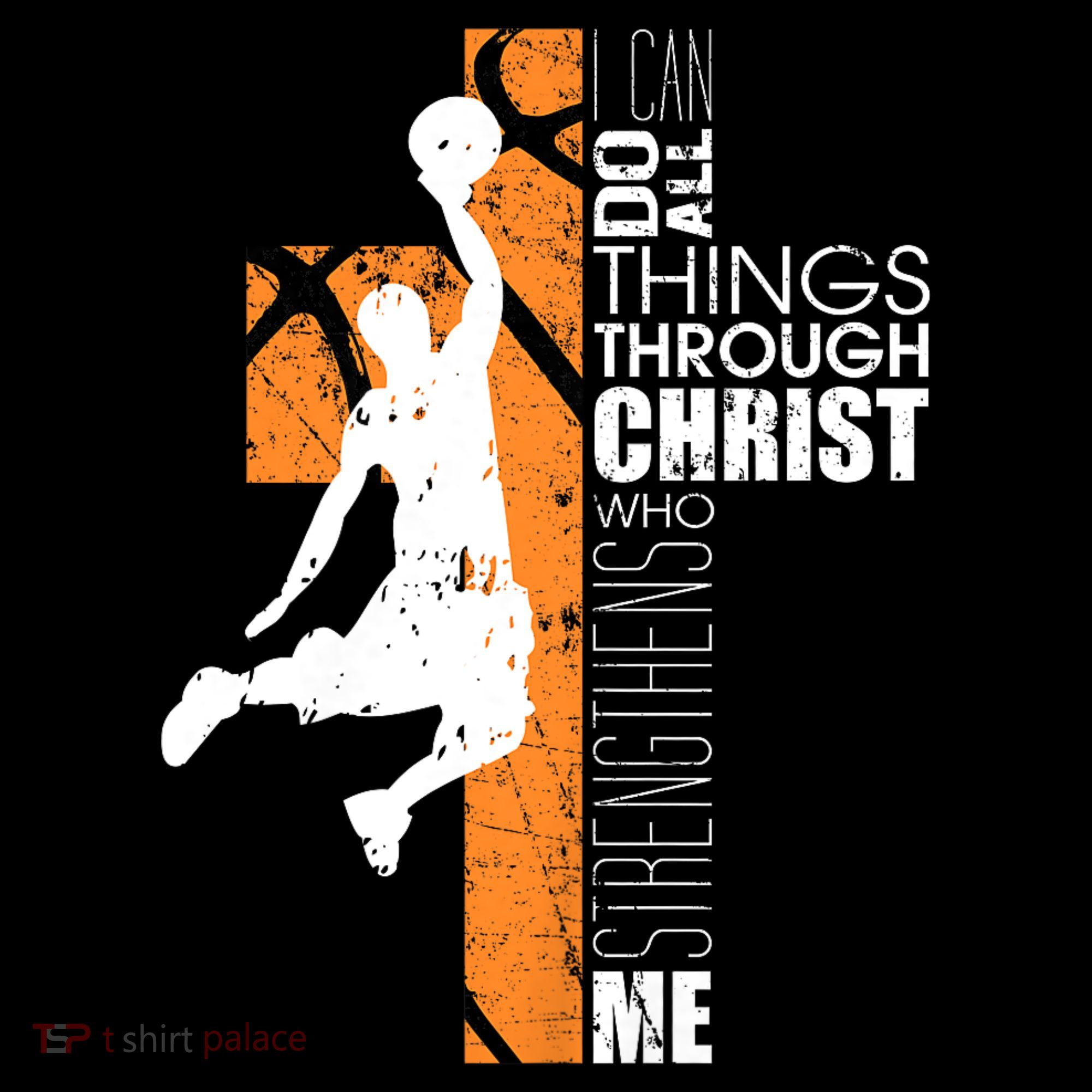 Christian Basketball Religious Bible Verse Philippians 4:13 Coffee Mug