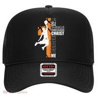Christian Basketball Religious Bible Verse Philippians 4:13 Hat thumb 0