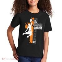 Christian Basketball Religious Bible Verse Philippians 4:13 Kids T-Shirt thumb 2