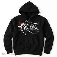 Christmas Believe Santa Claus Believe Christmas Hoodie thumb 0