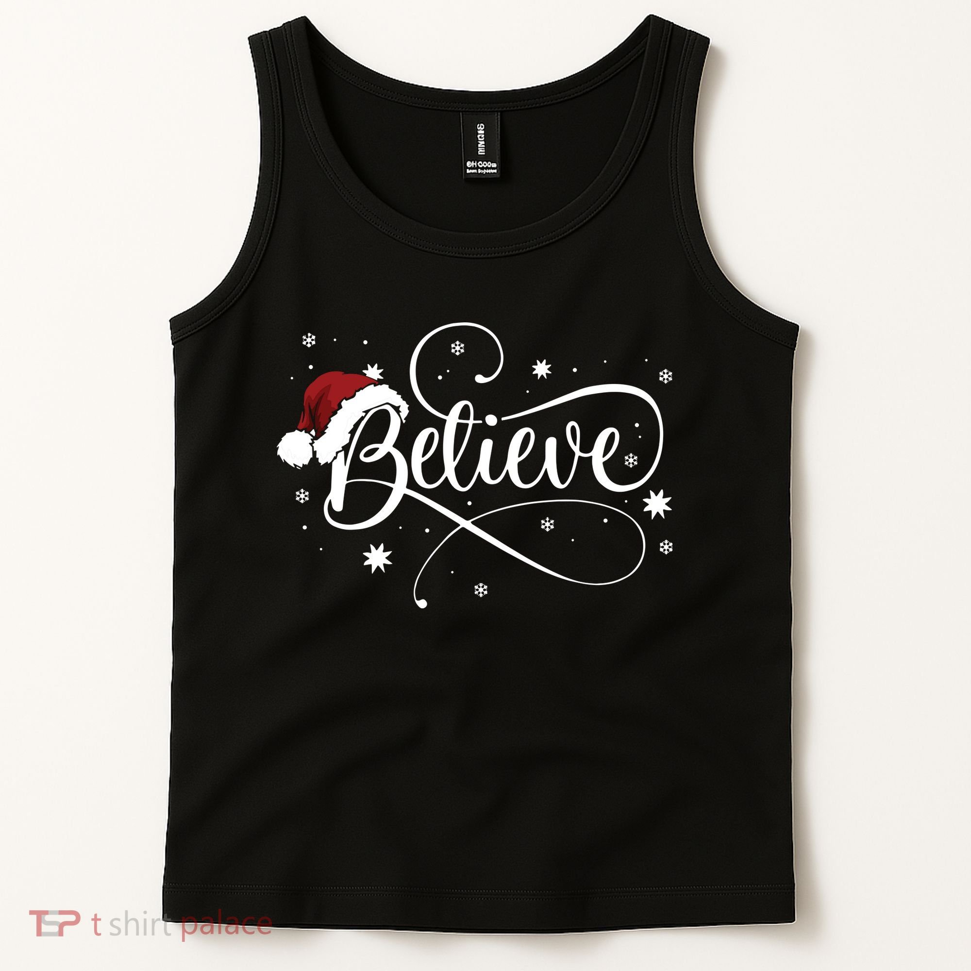 Christmas Believe Santa Claus Believe Christmas Tank Top