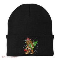 Christmas Bigfoot Santa Hat Tree Lights Xmas Sasquatch Funn Beanie thumb 0