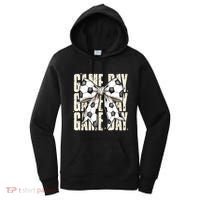 Coquette Bow Soccer Funny Game Day Soccer Women's Hoodie thumb 0