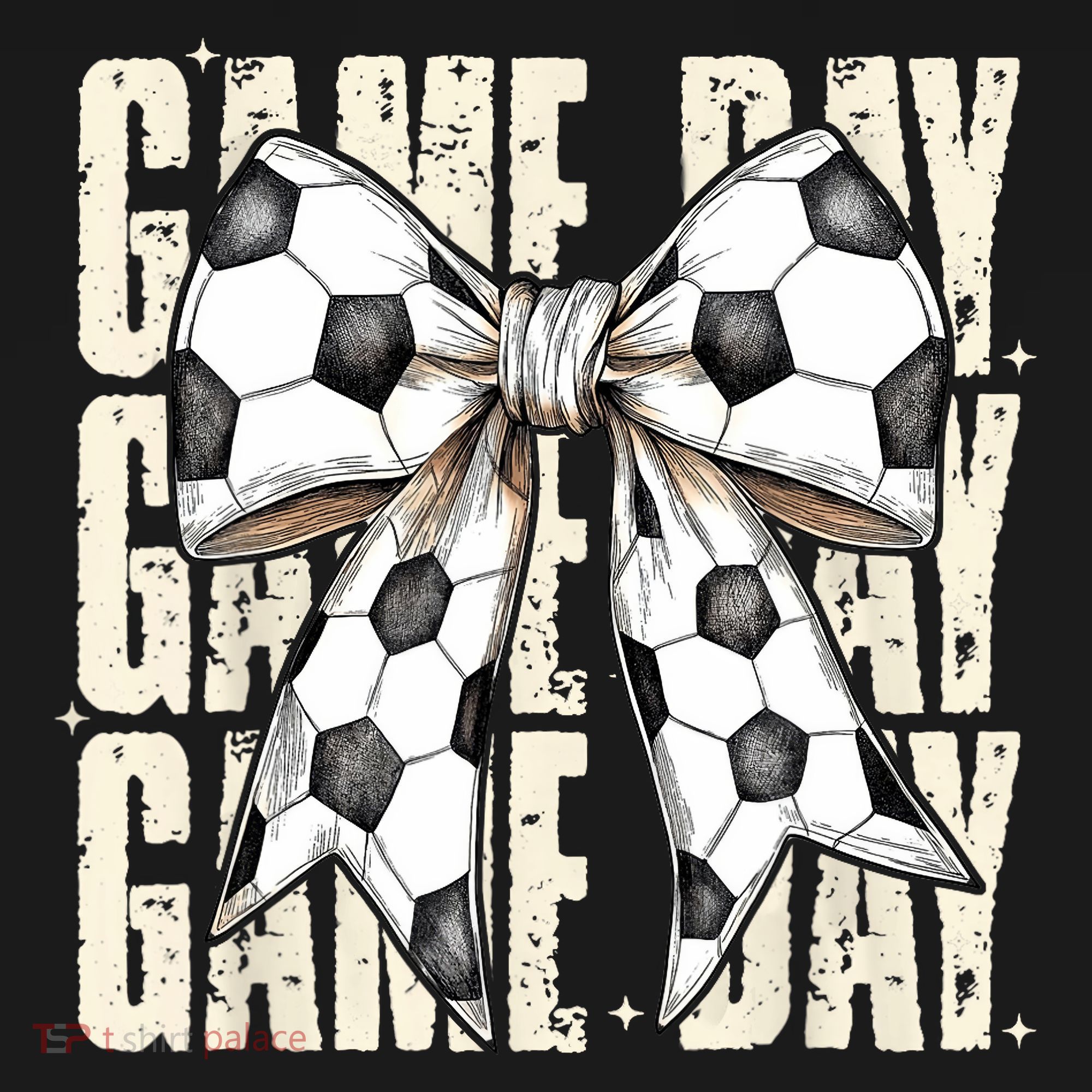 Coquette Bow Soccer Funny Game Day Soccer Women's Tank Top