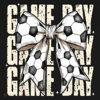 Coquette Bow Soccer Funny Game Day Soccer Baby Bodysuit thumb 2