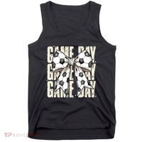 Coquette Bow Soccer Funny Game Day Soccer Tank Top thumb 0