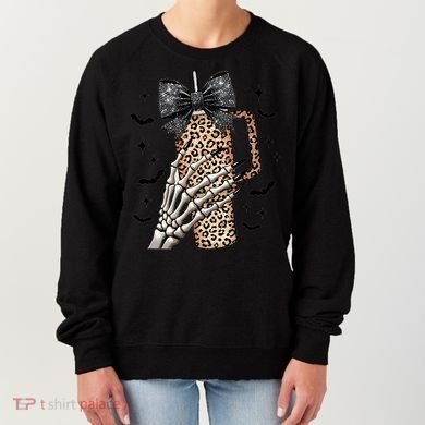 Coquette Bow Skeleton Bougie Women's Sweatshirt