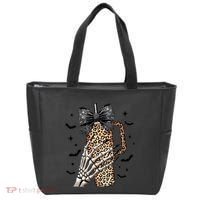 Coquette Bow Skeleton Bougie Tote Bag thumb 0