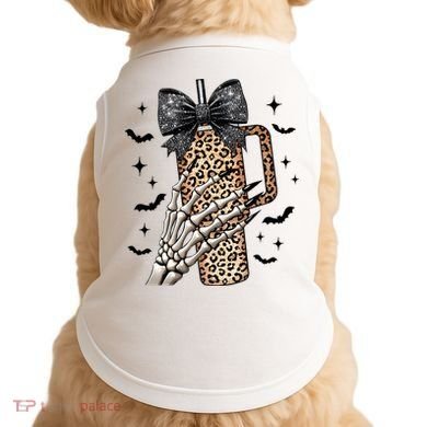 Coquette Bow Skeleton Bougie Doggie Tank