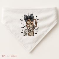 Coquette Bow Skeleton Bougie USA-Made Doggie Bandana thumb 0