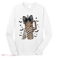 Coquette Bow Skeleton Bougie Long Sleeve Shirt thumb 0
