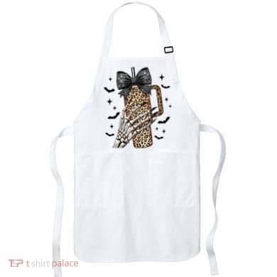Coquette Bow Skeleton Bougie Apron