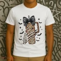 Coquette Bow Skeleton Bougie T-Shirt thumb 3