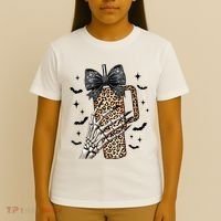 Coquette Bow Skeleton Bougie T-Shirt thumb 4