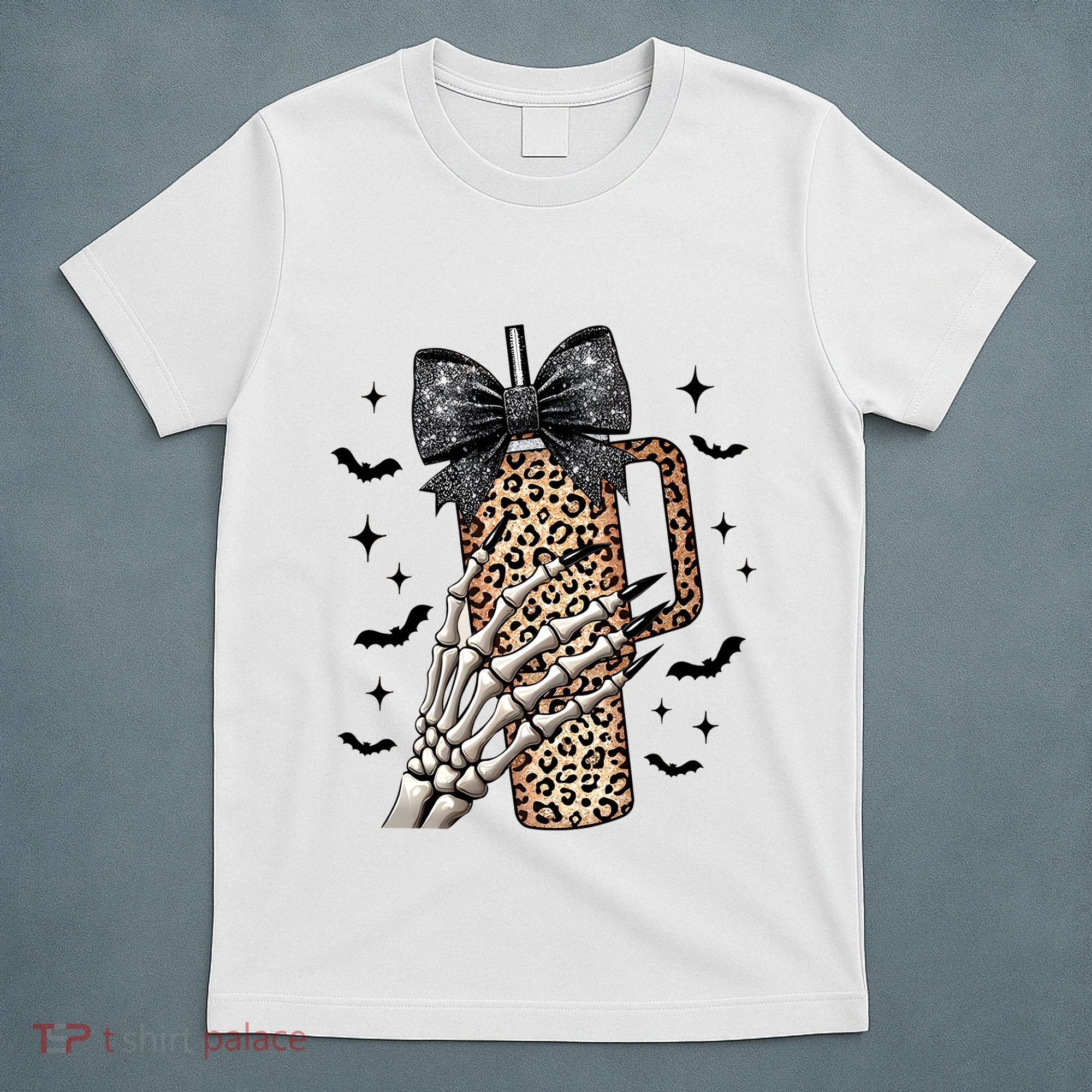 Coquette Bow Skeleton Bougie T-Shirt