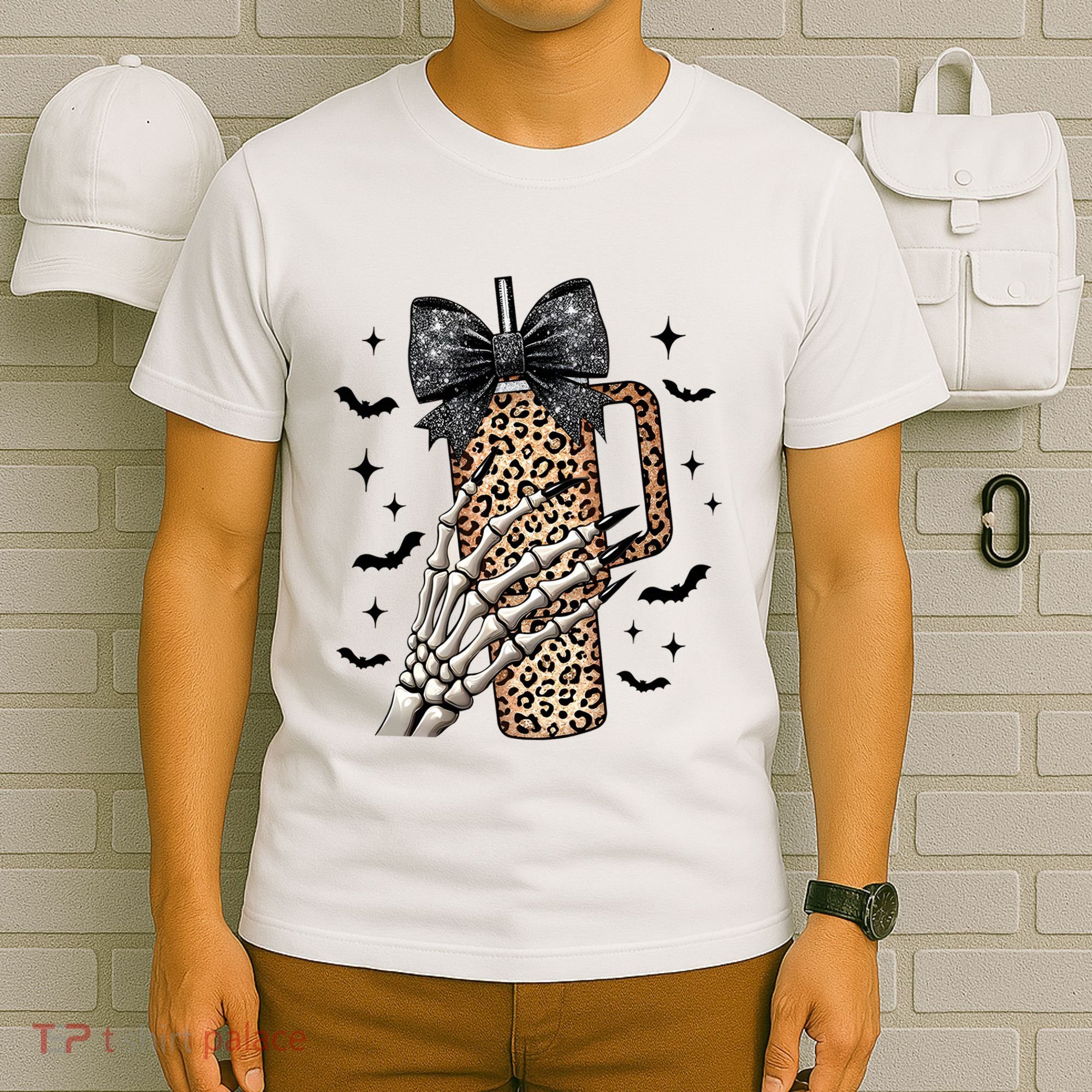 Coquette Bow Skeleton Bougie T-Shirt