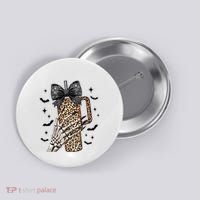 Coquette Bow Skeleton Bougie Button thumb 0