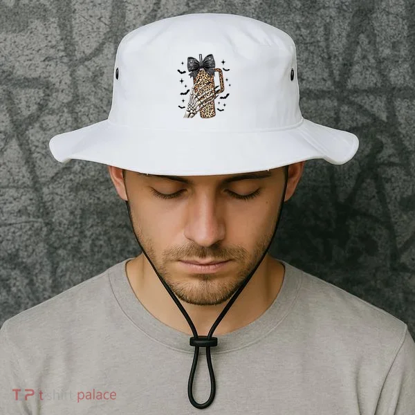 Coquette Bow Skeleton Bougie Bucket Hat