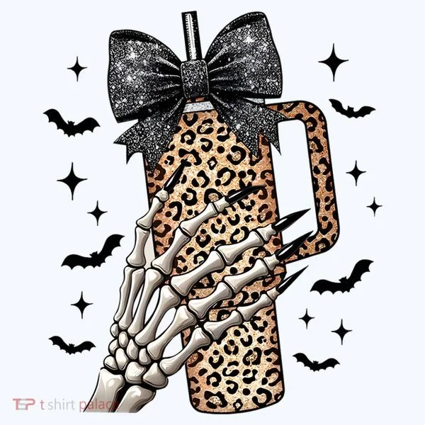 Coquette Bow Skeleton Bougie Bucket Hat