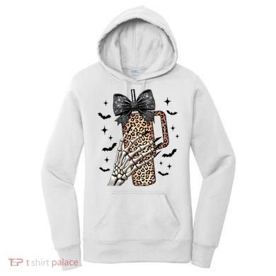 Coquette Bow Skeleton Bougie Women's Hoodie