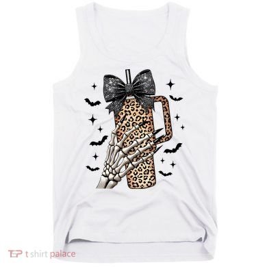 Coquette Bow Skeleton Bougie Tank Top