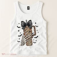 Coquette Bow Skeleton Bougie Tank Top thumb 2
