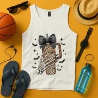 Coquette Bow Skeleton Bougie Tank Top thumb 4