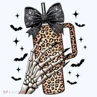 Coquette Bow Skeleton Bougie Tank Top thumb 6