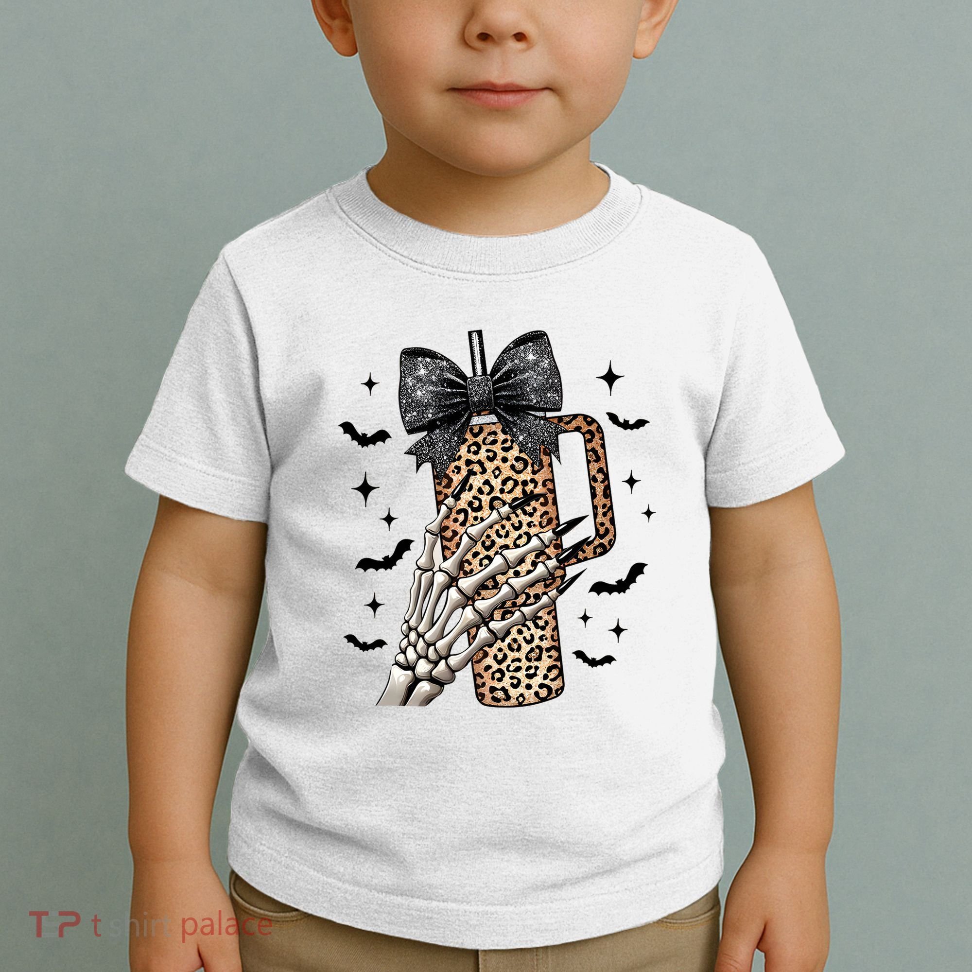 Coquette Bow Skeleton Bougie Toddler T-Shirt