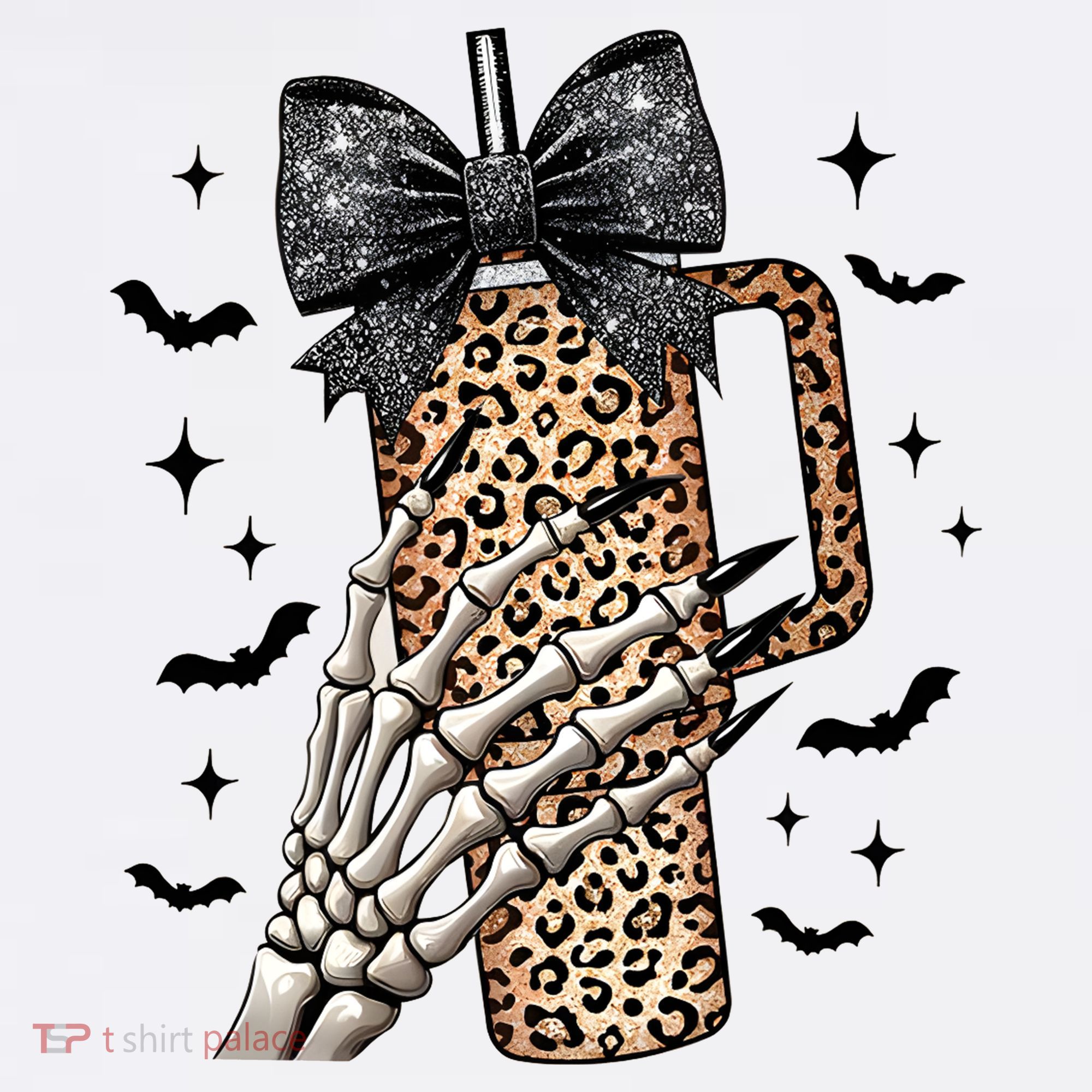 Coquette Bow Skeleton Bougie Women's Long Sleeve Shirt