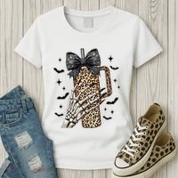 Coquette Bow Skeleton Bougie Women's T-Shirt thumb 3