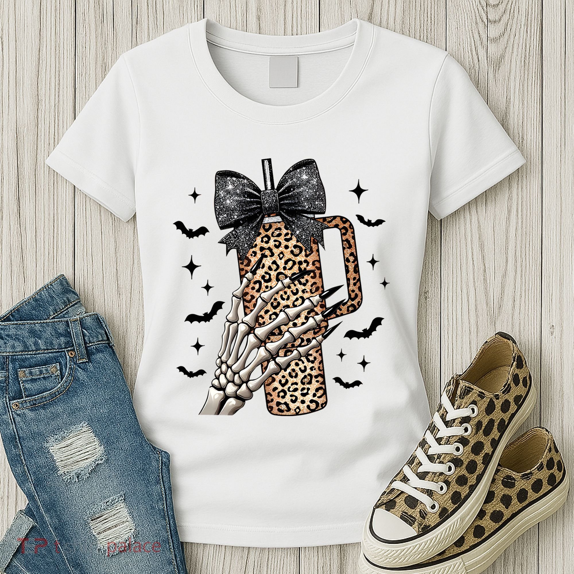 Coquette Bow Skeleton Bougie Women's T-Shirt
