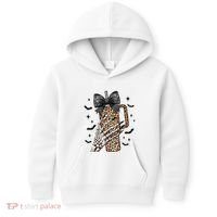 Coquette Bow Skeleton Bougie Kids Hoodie thumb 0