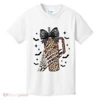 Coquette Bow Skeleton Bougie Kids T-Shirt thumb 0