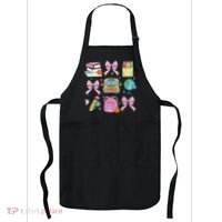 Coquette Bow Student Teacher Happy First Day Back To School Apron thumb 0