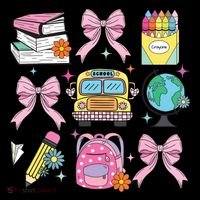 Coquette Bow Student Teacher Happy First Day Back To School Coffee Mug thumb 5