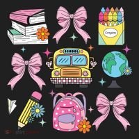 Coquette Bow Student Teacher Happy First Day Back To School Tumbler thumb 3