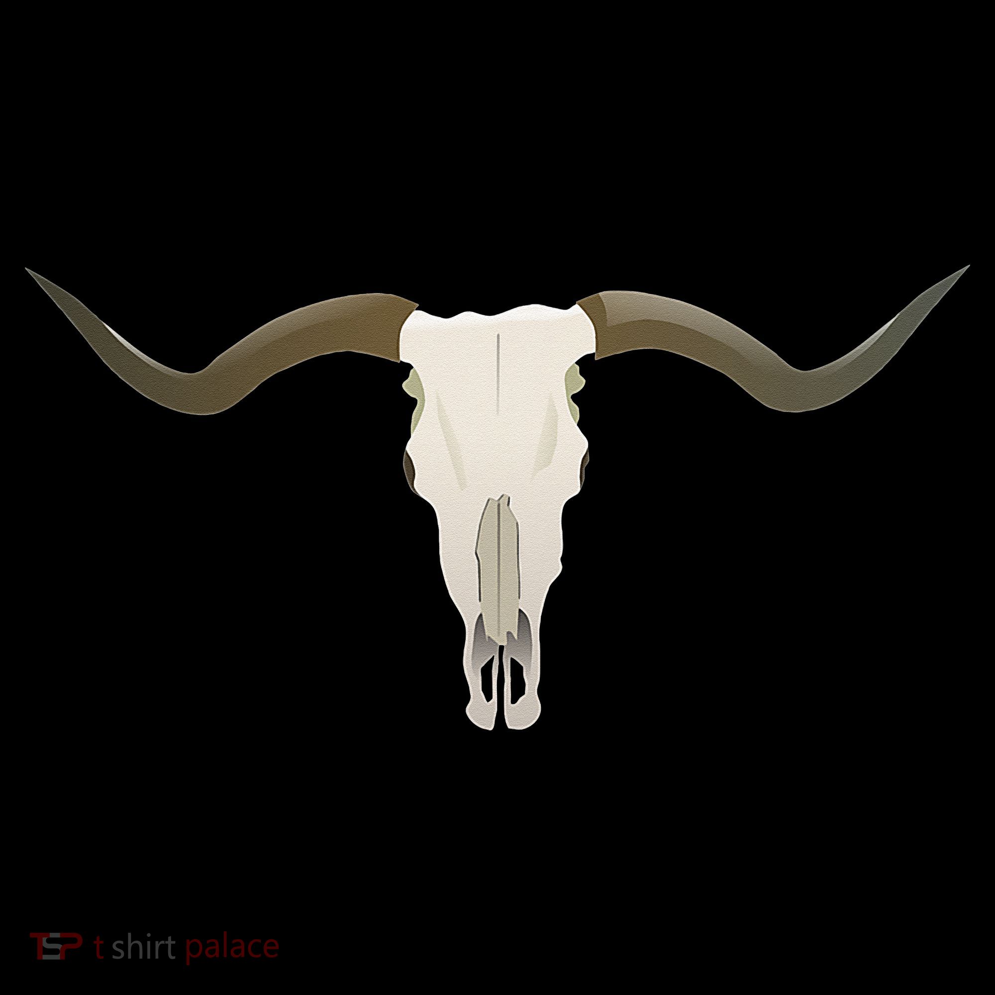 Cow Bull Steer Skull Cattle Longhorn Western Mousepad