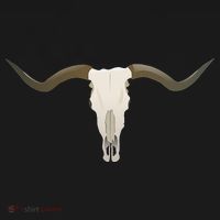 Cow Bull Steer Skull Cattle Longhorn Western Toddler T-Shirt thumb 4