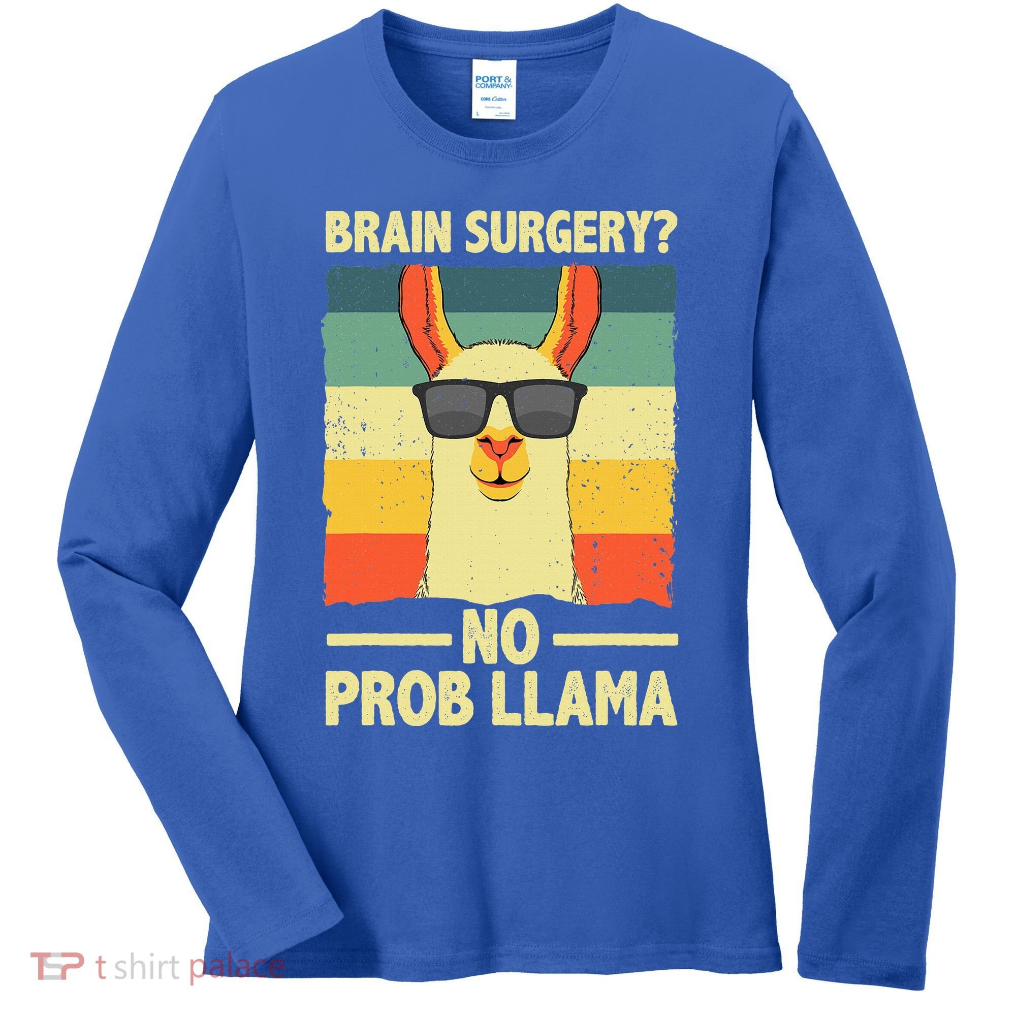 Cute Brain Surgery For Get Well Soon Recovery Women's Long Sleeve Shirt