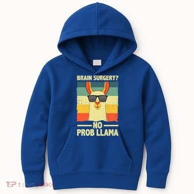 Cute Brain Surgery For Get Well Soon Recovery Kids Hoodie
