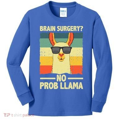 Cute Brain Surgery For Get Well Soon Recovery Kids Long Sleeve Shirt