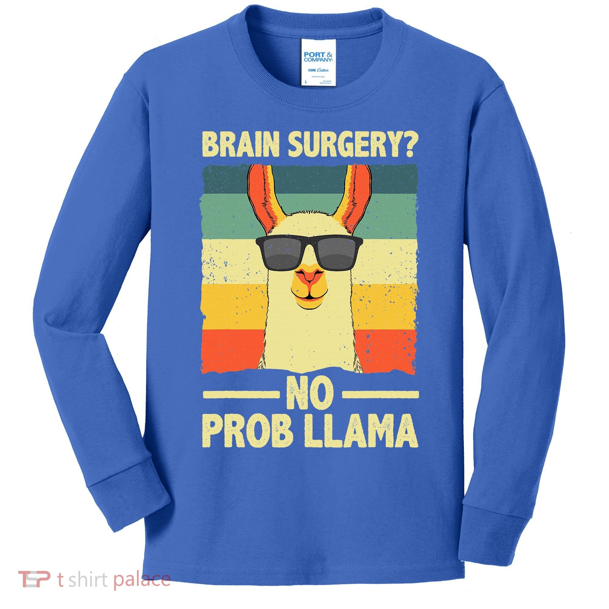 Cute Brain Surgery For Get Well Soon Recovery Kids Long Sleeve Shirt