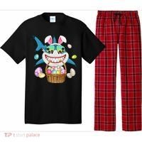 Cute Bunny Shark Easter funny easter day Pajama Set thumb 0