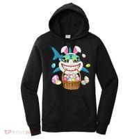 Cute Bunny Shark Easter funny easter day Women's Hoodie thumb 0