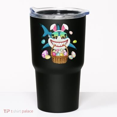Cute Bunny Shark Easter funny easter day Tumbler