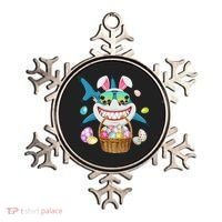 Cute Bunny Shark Easter funny easter day Ornament thumb 0