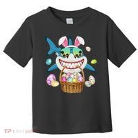 Cute Bunny Shark Easter funny easter day Toddler T-Shirt thumb 0